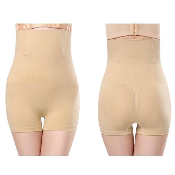 Dress Cici Butt Lift Shapewear Shorts - High Waisted Tummy Control Beige XL/XXL - Picture 1 of 8